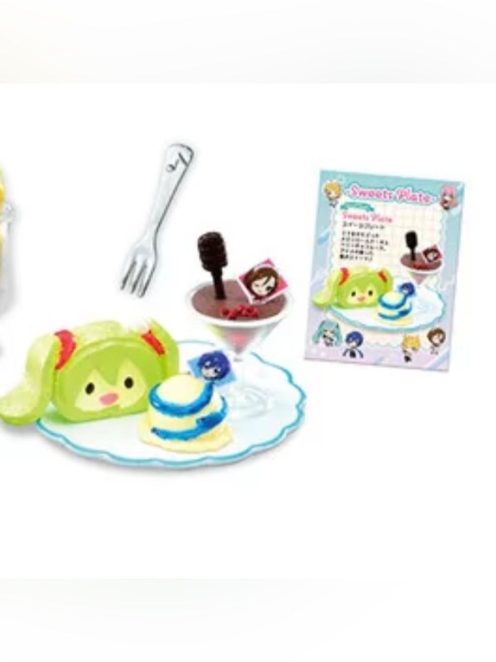 BNIB Japan Re-Ment Hatsune Miku Cafe miniature blind box set - 7 Sweets Set